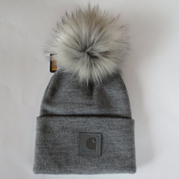 Carhartt Beanie Handmade in USA Pom - Picture 1 of 6